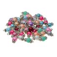 thumbnail image 1 of simhoa 50 Pcs Perles Strass Pendentifs Bijoux DIY Blanc k, 1 of 8