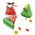 thumbnail image 5 of tasrioml Christmas Candy Boxes Tree Shaped Candy Packaging Box Small Paper Treat Gift Boxes for Christmas New Year Party Supplies, 5 of 8