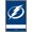 Barnwood Framed Version, variant on NHL Tampa Bay Lightning - Logo 21 Wall Poster with Push Pins, 22.375" x 34"