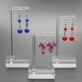 thumbnail image 5 of JINGT Acrylic Jewelry Necklace Ring Earring Stand Show Rack Display Organizer Holder M, 5 of 8