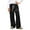 Black, variant on XEGLSBU Pants Kids Girls 10-12 Boy's Letter Graphic Wide Leg Sweatpants Baggy Pants Athletic Track Sweat Pants Joggers Black Size 11-12 Years