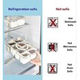 thumbnail image 2 of Serving tray with lid and handle, Snack box portable for snack tray, Snack box for fruit, 2 of 5