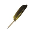 thumbnail image 4 of Feather Pen Set, Engraved Nib Exquisite Pattern Quill Pen Set With Ink Empty Bottle For Business For Birthday For Student Yellow,Gray,Black,Dark Purple, 4 of 8