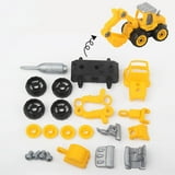 2PCS Assemble Engineering Truck Toy Simulated Dismounting Engineering ...