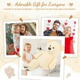 thumbnail image 3 of MorisMos 4.3ft Giant Teddy Bear Jumbo Stuffed Animal Big Bear Plush Toy, 3 of 5