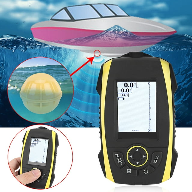 Pescado FF288W FISH FISH FISH Fister Color Pantalla Detector de Sondeo Portátil Alarma Para Phiradar