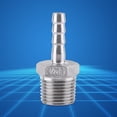 thumbnail image 3 of Conector de de Manguera de Púa de Tomo de Rosca Macho de Acero inoxidable 304, Junta de Ajuste Rápido para Transporte de Agua, Gas y Líquidos, 3 of 7