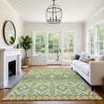 thumbnail image 7 of Addison Rugs Mayfield Premium Machine Washable Transitional Aztec Green Rectangle Rug, 5' x 7'6", 7 of 7