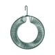 thumbnail image 5 of Comedero para pájaros con forma de corona de maní colgante, de metal, decorativo de primera calidad, con gancho para colgar Verde, 5 of 8