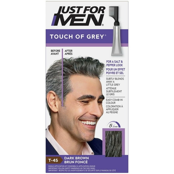 Just For Men Touch of Grey Dark Brown T-45, 1 Piece