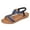 Navy, variant on Virmaxy Womens Fashion Non-slip Women Large Bohemian Elastic Rhinestone Flower Roman Sandals Black 36