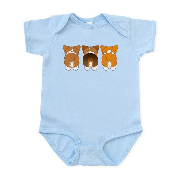 CafePress - Mix Pembroke Infant Bodysuit - Baby Light Bodysuit, Size Newborn - 24 Months