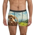thumbnail image 2 of Bingfone Adorable Puppy Basket Men's Underwear - Casual Stretch Boxer Briefs-X-Large, 2 of 7