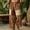 Khaki A, variant on Mens Harem Pants Patchwork Elastic Waist Drawstring Loose Boho Hippie Beach Casual Pants Multicolor Size XL