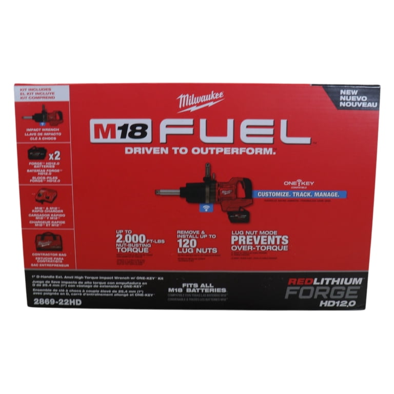 Milwaukee 2869-22HD M18 FUEL 18V Lithium-Ion Brushless Cordless 1