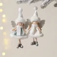 thumbnail image 4 of Christmas Decorations Cute Doll Plush Angel Pendant Christmas Ornaments for Christmas Tree Home Party Holiday Hanging Xmas Decor, 4 of 5