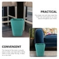 thumbnail image 2 of OATIPHO 2Pcs Home Garbage Bin Green Plastic Trash Container Practical for Bathroom Bedroom, 2 of 8