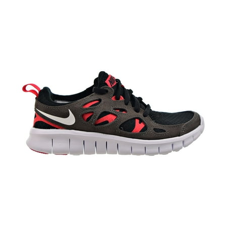 

Nike Free Run 2 (GS) Big Kids Shoes Black-Siren Red-Medium Ash dd0163-002