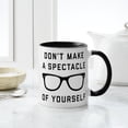 thumbnail image 4 of CafePress - Don't Make A Spectacle Of Yourse - 11 oz Ceramic Mug - Novelty Coffee Tea Cup, 4 of 4