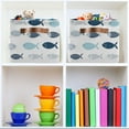 thumbnail image 6 of Simple and Cute Fish Foldable Storage Basket,Canvas Fabric Foldable Storage Bins with Handles Open Home Storage Bins Boxes for Toy Book Shelf Closet Baskets, 6 of 8
