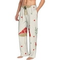 thumbnail image 2 of Fotbe Men'S Flat Mushroomsclassic Pajama Pants With Elastic Waist And Drawstring Pockets，Pajama Pants Mens Lounge Pants Super Soft, 2 of 9