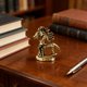 thumbnail image 5 of Adorno de latón del Año del Caballo, 3 estilos, antideslustrante, con significado auspicioso, para el salón, el estudio o la entrada de casa, regalo, coleccionable, 5 of 7