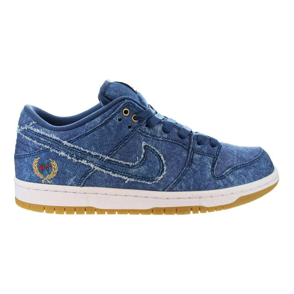 brown and blue dunks