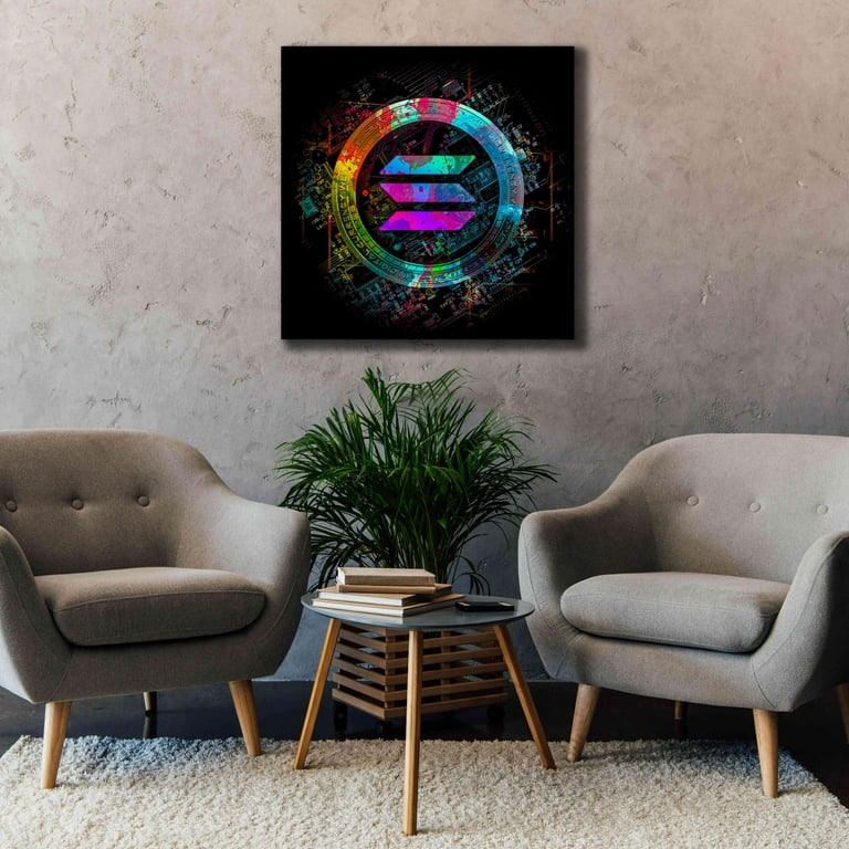 great library of solana cold foil 美品 Amazon.com: Epic Art 'Solana Crypto Giga Coin' by Epic