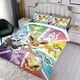 thumbnail image 3 of Eevee Evoluciones Estéticas Conjunto de sábanas temático, trío de piezas, cómodo y amigable con la piel, diseño único, regalo de decoración para el hogar para familiares, amigos y fans,173cm *218cm, 3 of 6