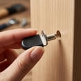 thumbnail image 3 of Shelf Pegs 5mm Metal Cabinet Shelf Support Pins with Black Rubber Sleeves, Heavy Duty Shelving Brackets for Bookshelf Kitchen Closet Furniture Repairs, 1pc for Spring Home Refresh, 1Pcs Silver, 3 of 5