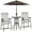 Beige, variant on Patio Furniture Sets Outsunny 3 Piece Outdoor Glider Chair with Coffee Table Bistro Set, 2 Patio Rocking Swing Chairs with Breathable Sling Fabric, Glass Tabletop, for Backyard, Garden and Porch, Gr