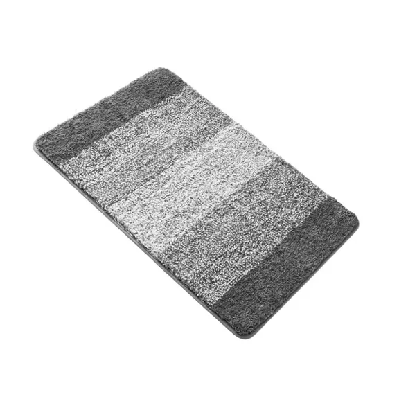 36x24 Inch Bathroom Rug Absorbent Soft Bath Mat Machine Washable Quick Dry Non Slip