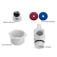 thumbnail image 4 of Conector De Tubería De Agua De Barrido Conector Para Limpiador Válvula Reductora De Presión Montaje De Conexión Rápida Accesorios De Pared Aspiradora De Piscina Conector De Tubería De Agua De Barrido Irene Inevent HA019002-00, 4 of 6
