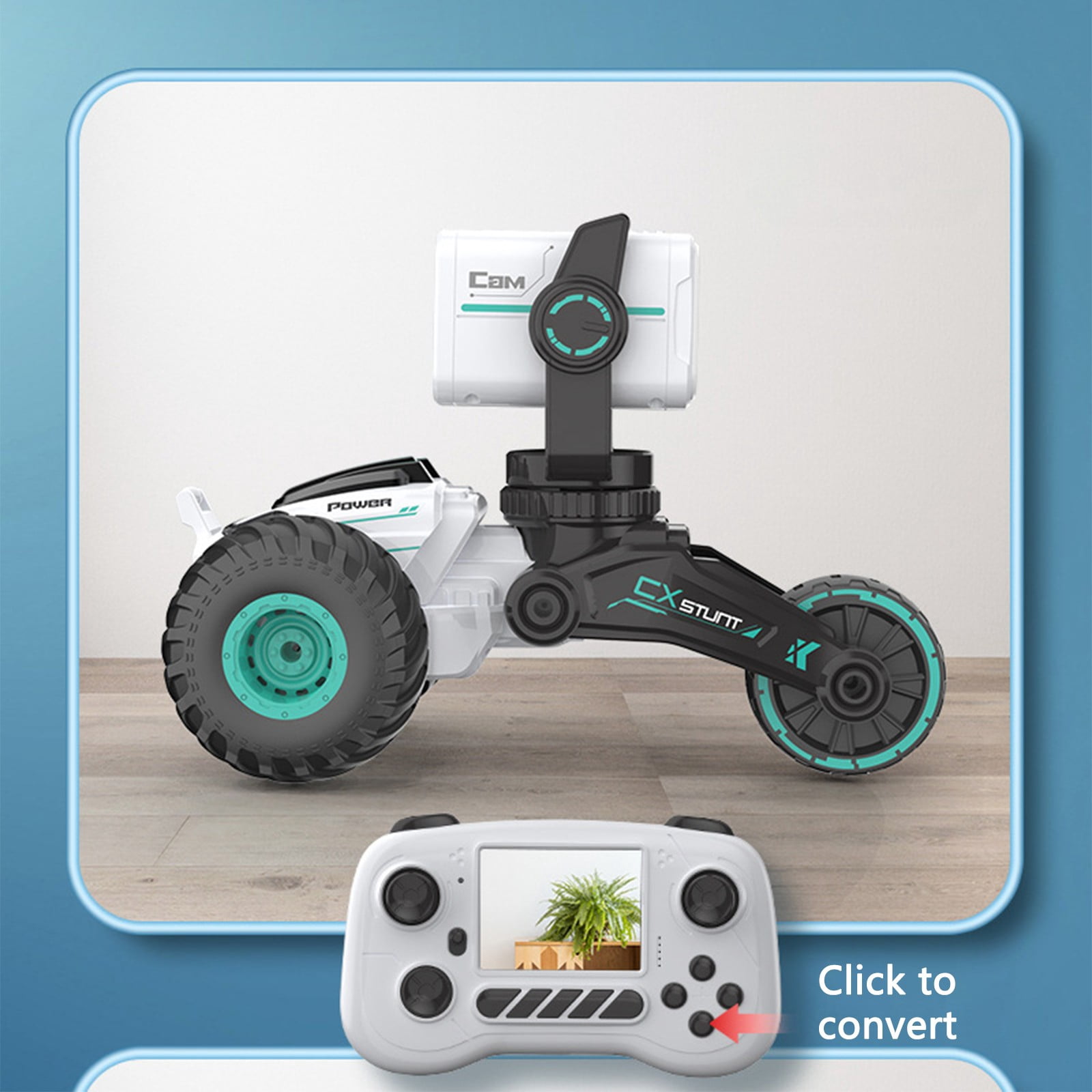 ​Programmable Robot Toy w/ Voice Repeater & Gesture Control - 16 Mood Lights, 90min Playtime - White Educational STEM Gift Age 3+​​ White