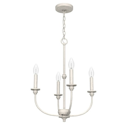 

Hunter Southcrest Distressed White 4 Light Chandelier Ceiling Light Fixture