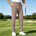thumbnail image 6 of Akiihool Men Casual Pants Summer Men's Slim Fit Flat Front Dress Pant for Winter Pants Beige,32, 6 of 6