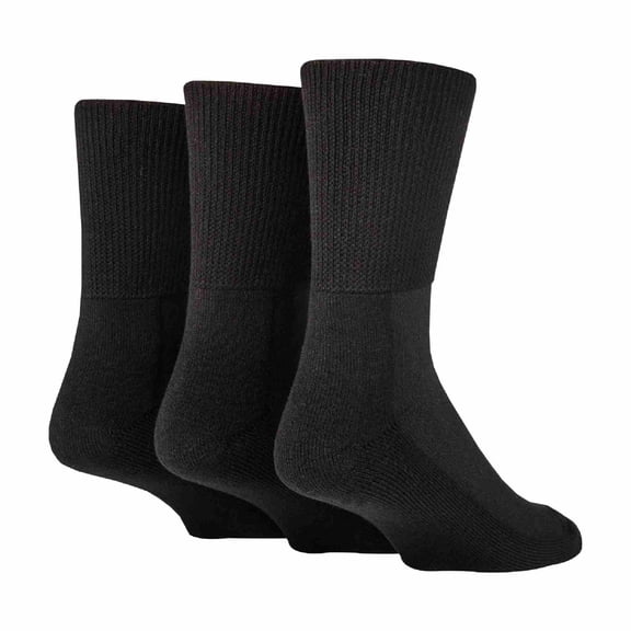 IOMI Footnurse - 3 Pack Unisex Extra Wide Bamboo Diabetic Socks