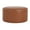 Brown,Cognac, variant on Ottomans With Storage Upholstered Round Ottoman(Not Include Sofa),PU Leather, Cognac Brown,Living Room Ottomans