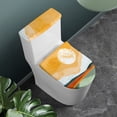 thumbnail image 2 of HELLHERO Moon Durable for Bathroom Home Comfort, Universal Polyester Fabric Toilet Seat Lid Cover, Elastic Edge, Stretch, 2 Piece Set, 2 of 6