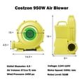 thumbnail image 6 of Air Blower Pump Fan 950 Watt 1.25HP For Inflatable Castle  Yellow, 6 of 6
