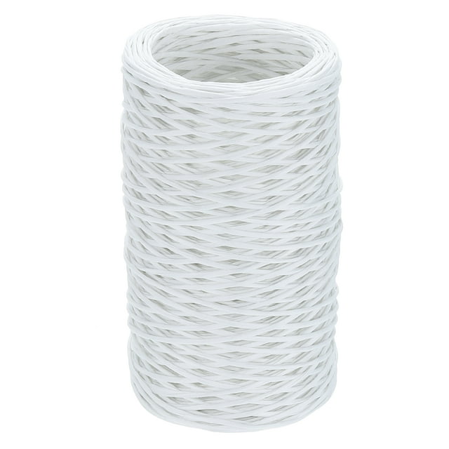 Uxcell 55 Yards Floral Bind Wire Wrap Twine, 1mm Floral Wire Vine Bind Wire Rustic Craft Wire for DIY Projects Flower Bouquet Making Wreath Gift Wrapping Wedding Decoration, Blanco