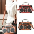 thumbnail image 2 of Osdhezcn Women Radio Shape Shoulder Bag Simple Messenger Bag Creative Handbag and Purse Evening Bag PU Leather Crossbody Bag, 2 of 21