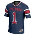 thumbnail image 2 of Youth GameDay Greats #1 Navy Pennsylvania Quakers Endzone Football Jersey, 2 of 4