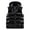 Black, variant on ZUKMRJPC Men's Puffer Vest Winter Full Zipper Sleeveless Drawstring Hooded Outerwear Vests Warm Water-Resistant Puffy Jackets with Pockets