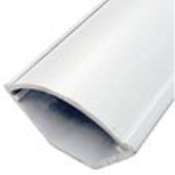 medium corner duct cable raceway (1150 series) 5 feet white