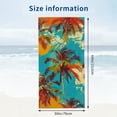 thumbnail image 3 of Colorful Palms Printed Microfiber Sand Free Pool Towel Lightweight Oversized Quick Dry Absorbent Compact Travel Must Have for The Swimming Summer Cruise Ship Essentials, 3 of 8
