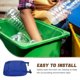 thumbnail image 2 of Tapa de repuesto para cubo de basura de 30 l para exteriores, resistente, para cocina o jardín, color azul, 2 of 7