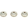 Bach Heavy Bottom Valve Caps for Trumpet Nickel Silver - Set Of Three