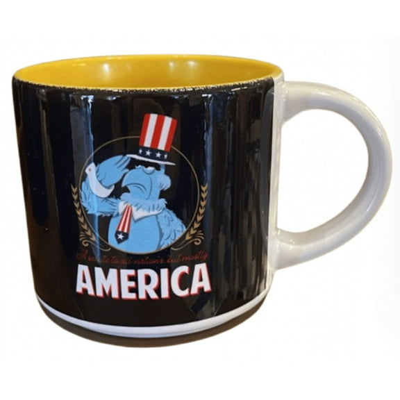 Disney Parks Hollywood Studios Muppets 3D Sam Eagle America Coffee Mug New w Tag