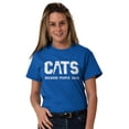 thumbnail image 4 of Cats Because People Suck Funny Cool Men's Graphic T Shirt Tees Brisco Brands X, 4 of 6